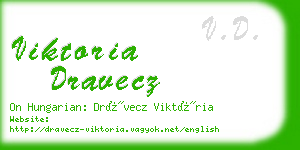 viktoria dravecz business card